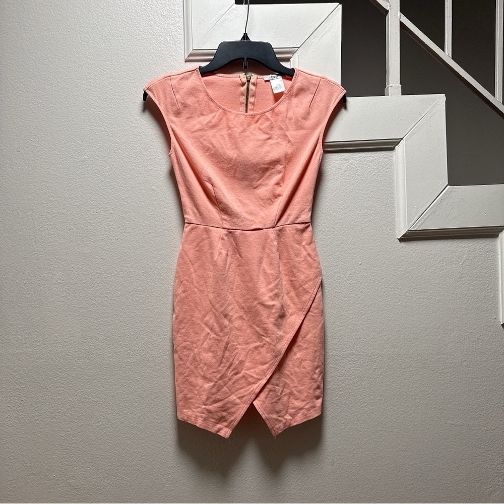 Bar III Coral Cap Sleeve Mini Dress